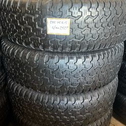🛞SET OF 4 USED TIRES🛞 235/75/15 GOODYEAR •INSTALLED/BALANCED•