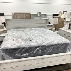 New 5 Piece King Storage Bedroom