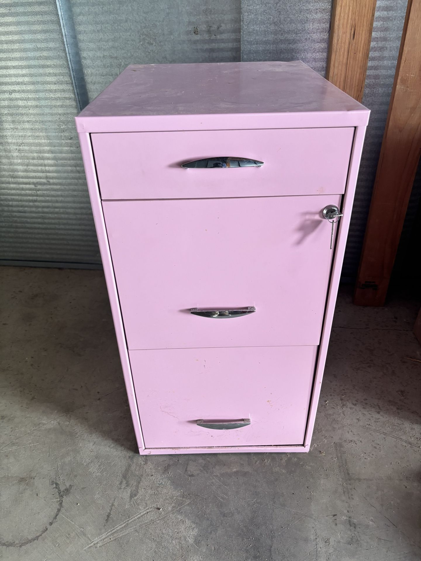 Pink file Cabinet