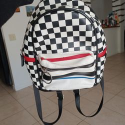 Like Dreams Checkered Mini Backpack