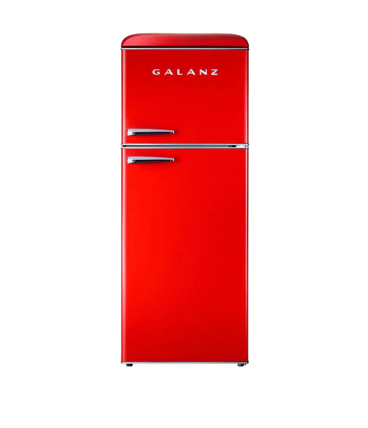 Galanz 24 in. 10 cu. ft. Retro Top Freezer Refrigerator, Hot Rod Red, Frost Free, Energy Star