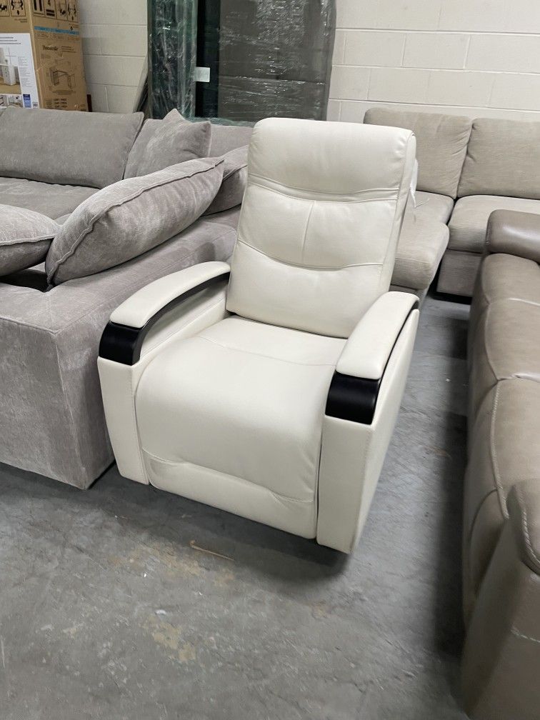 Leather Power Recliner Chair