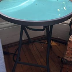 Small outdoor side table