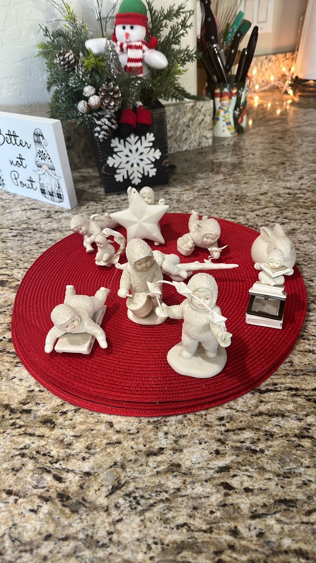 Snowbabies Classic Figurines. 