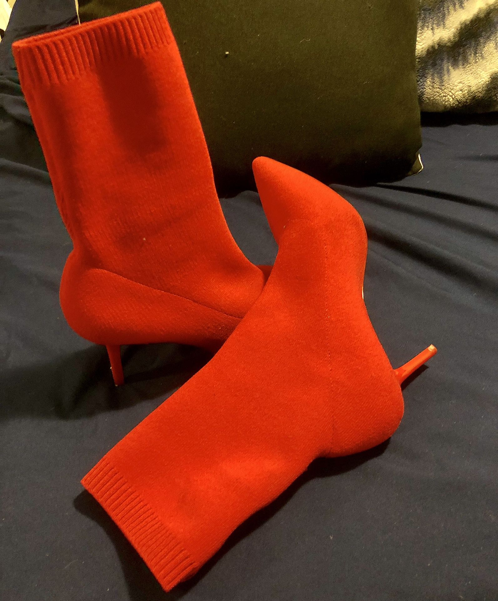 Aldo boots red 7.5