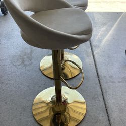 Two Brand New Barstools. Height Adjustable. Swivels. Needs Assembly. 