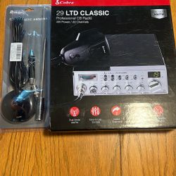 CB Radio And Antenna 
