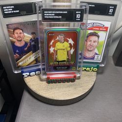 GMA soccer graded lot: Lionel Messi x Erling Haaland