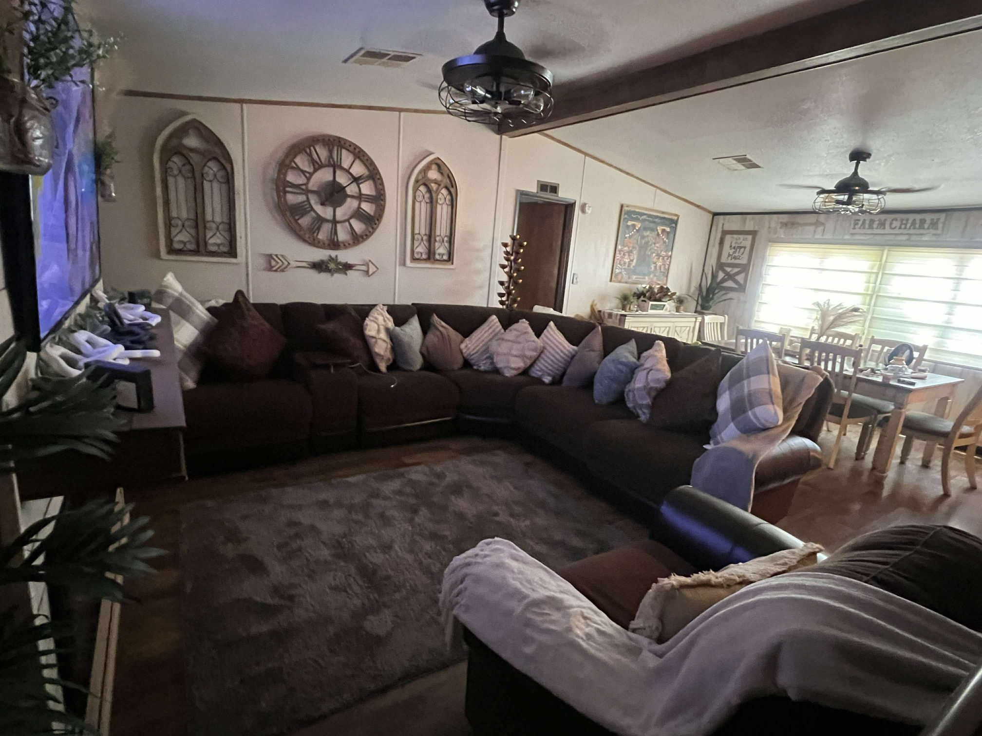 Reclining Sectional And Reclining Chair