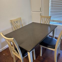 4 Chairs Dining table