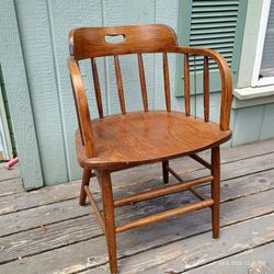Vintage 1950s Captain's chair