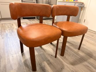 Leather dining chairs NEW