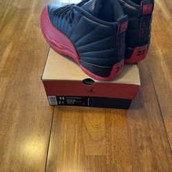 Jordan 12 Flu Game Size 10 And  10.5
