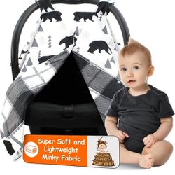 Baby Bear Car Seat And Nursing Cover Reversible