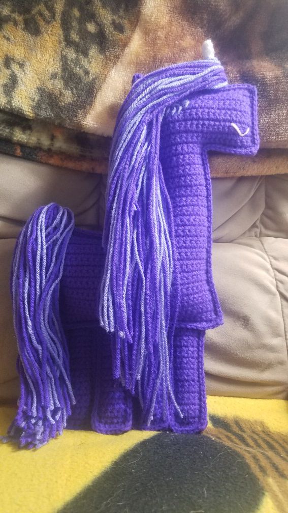 New Handmade Crochet Unicorn Plushie
