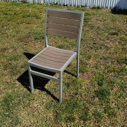 Aluminum And Wood Patio Chairs