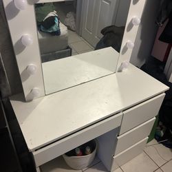 Used All White Vanity