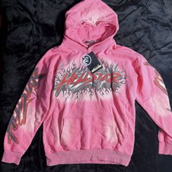 Hellstar Brain Without Brain Pink Hoodie