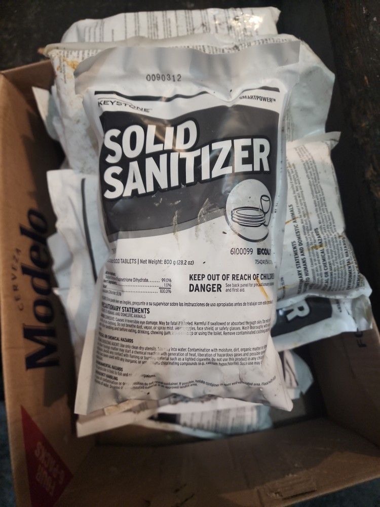Solid Sanitizar Tablets