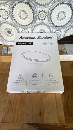 American Standard Elongated White Toilet Seat