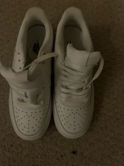 all white never been worn size 7.5 in woman