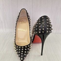christian louboutin spiked heels New