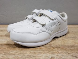 PROPÉT Men's Lifewalker Hook & Loop Strap Walking Shoes (12 [3E]) White