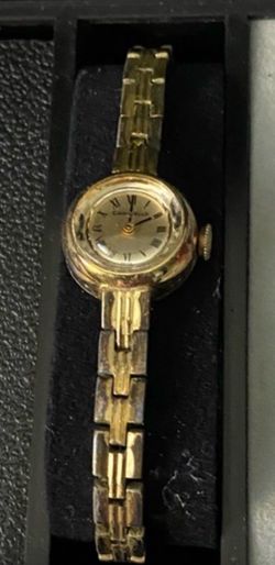vintage Caravelle women's cocktail watch. Caravelle was introduced by Bulova in the 1960s as an affordable brand featuring reliable, jeweled Swiss mov