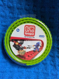 Ninuno Loops Removable Washable Green LEGO Tape 