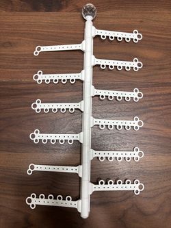 White Earring Jewelry Organizer