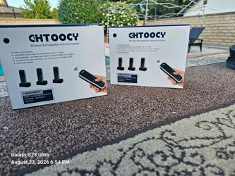 Chtoocy Wireless Intercom System CH-668-P2 Rechargeable Long Range ~ 1 Mile