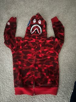 Red bape hoodie