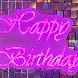 Happy Birthday Led Sign