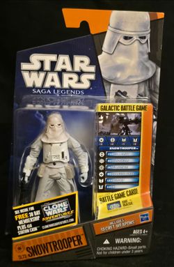 Star Wars Snowtrooper SL23 Saga Legends Galactic Battle Game