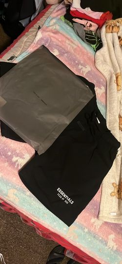 Fear of God Essentials Black Shorts