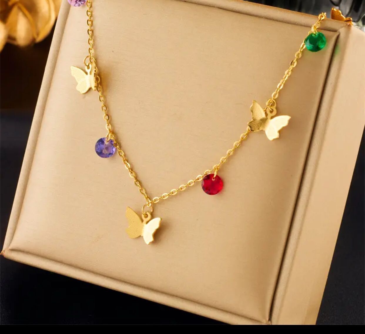 Stainless Steel Necklace Butterfly 🦋 