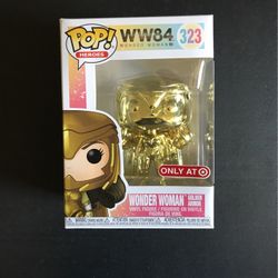 Wonder Woman 84 Gold Chrome Funko Pop