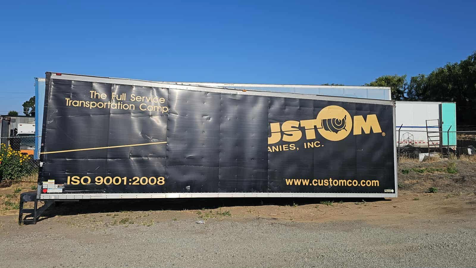 shed box truck storage