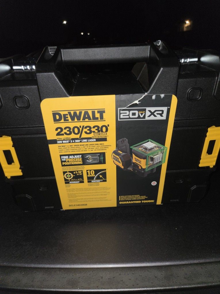 brand new dewalt laser measuring tool