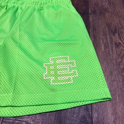 Lime Green EE Eric Emanuel Basic Shorts 