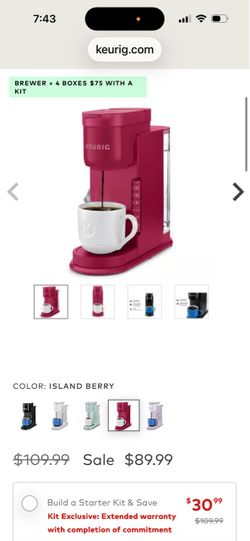 Keurig Single Serve Coffee Maker – Island Berry