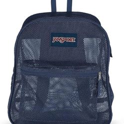 Jansport Mesh Navy backpack NEW.