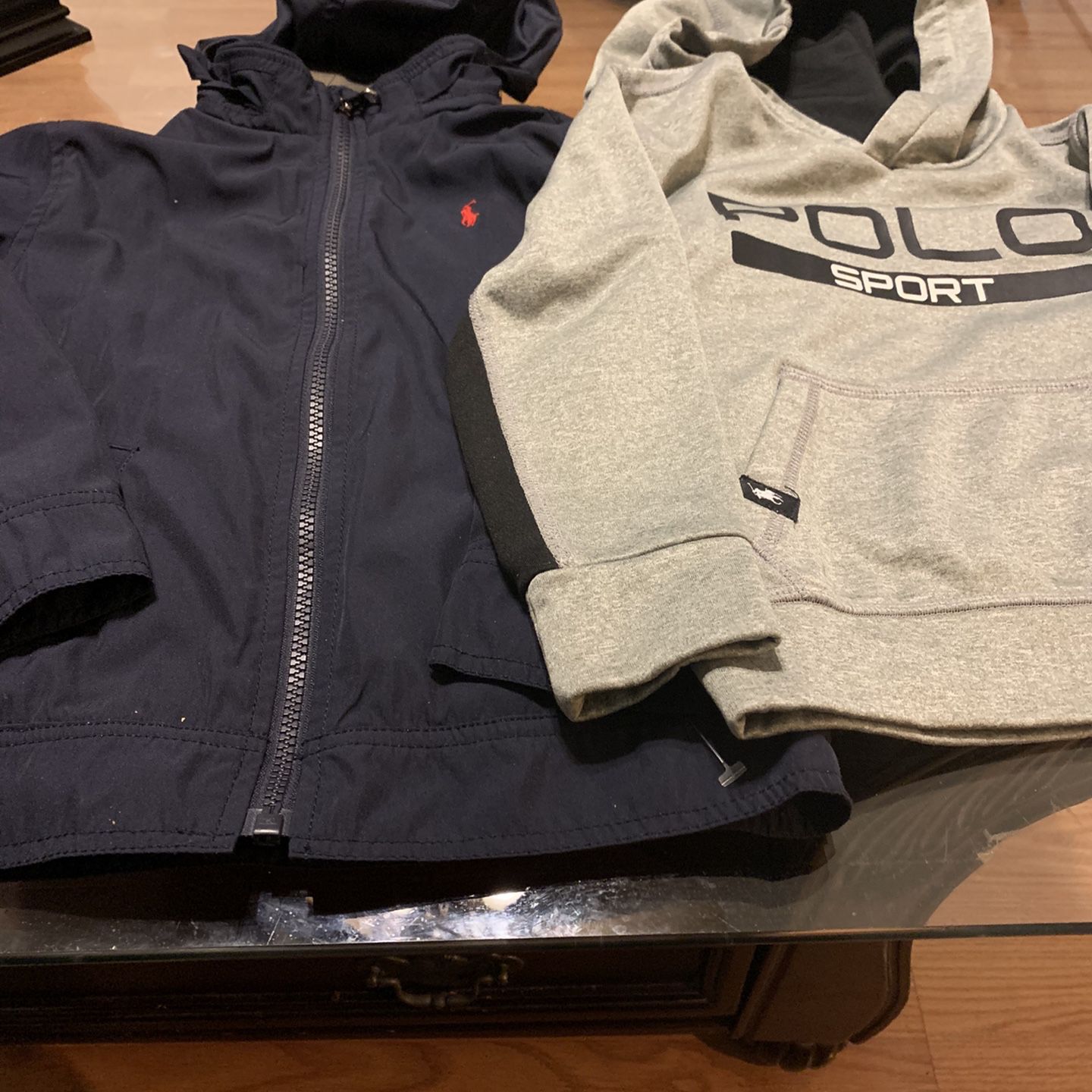 Boys Ralph Lauren Polo, Hoodie And Navy Parka