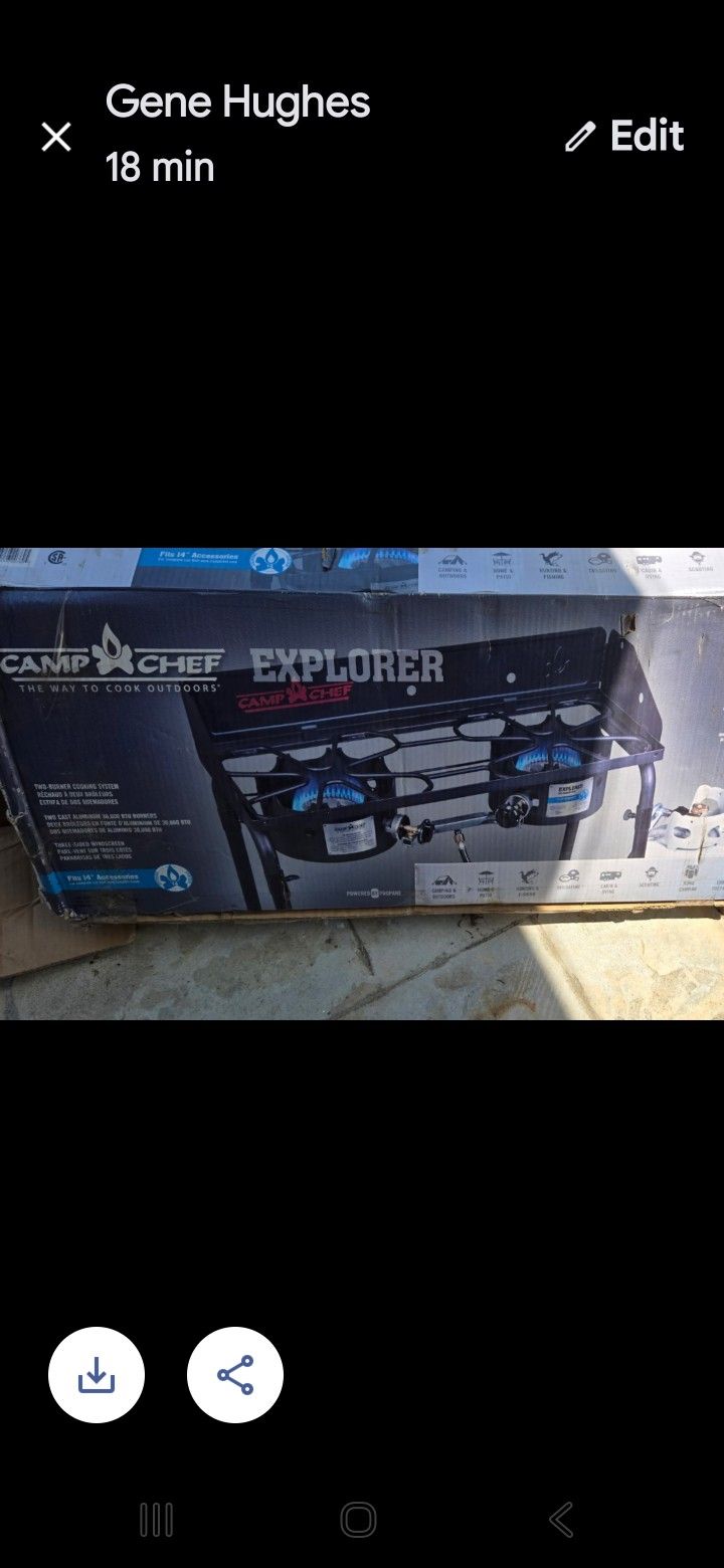 Used Twice Camp Stove