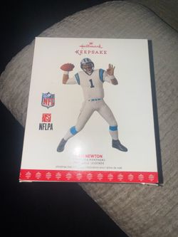 Can Newton Carolina Panthers Christmas Ornament