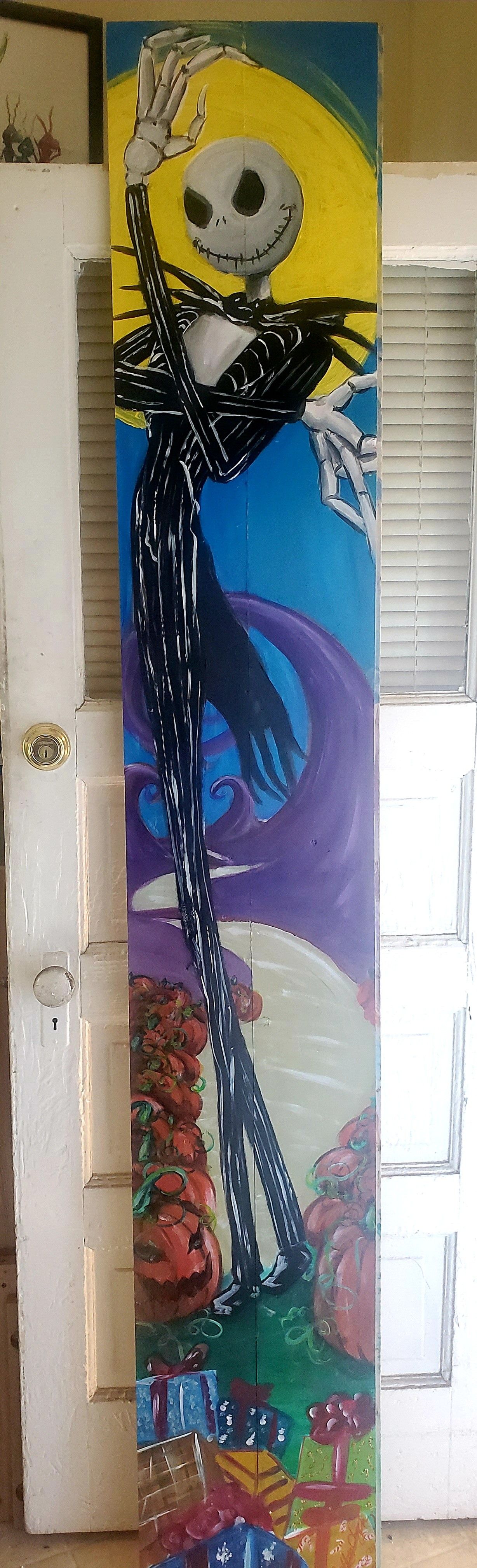 Jack skellington hand painted