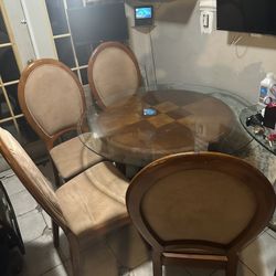 4 Chair Kitchen Table 