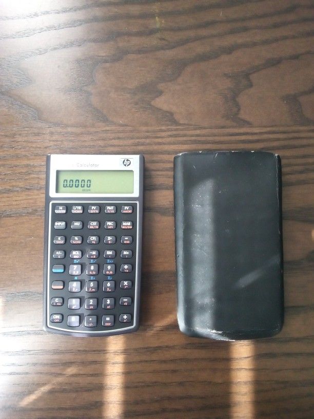 HP 10bII Financial Calculator W/ Case