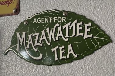 Porcelain sign