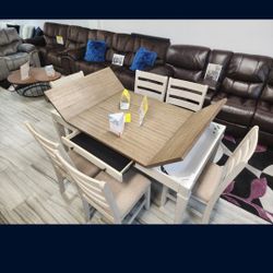 Jessica Dining Table Sets W/6 Chairs---$599---Wow!!!---Same Day Delivery Available 